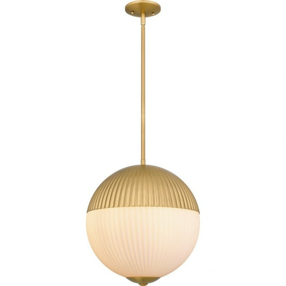 Quoizel Mia 2-Light Brushed Gold Pendant Light