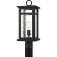 thumbnail image 1 of Moira 1-Light Earth Black Outdoor Post Lantern, 1 of 5