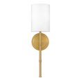 thumbnail image 1 of Monica 1-Light Aged Brass Wall Sconce, 1 of 6