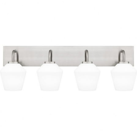 Quoizel Nielson 4-Light Brushed Nickel Bath Light