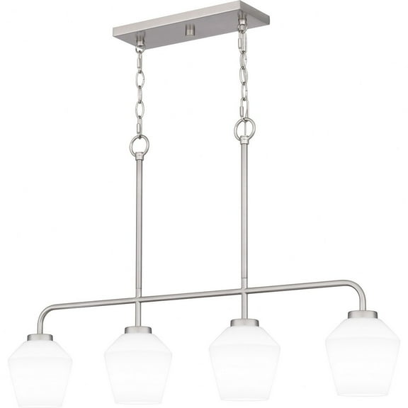 Quoizel Lighting - Nielson - 4 Light Linear Chandelier-22.25 Inches Tall and 36