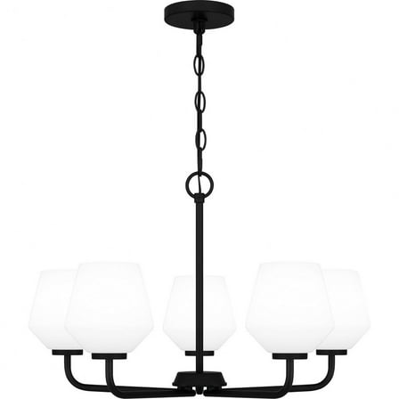 Quoizel Nielson 5-Light Matte Black Chandelier
