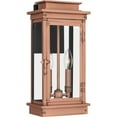 thumbnail image 1 of Quoizel Noelle 2-Light Aged Copper Outdoor Wall Lantern, 1 of 5