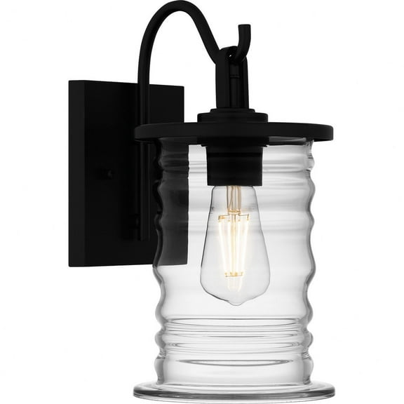 Quoizel Noland 1-Light Matte Black Outdoor Wall Lantern