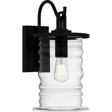Quoizel Noland 1-Light Matte Black Outdoor Wall Lantern