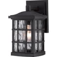 thumbnail image 1 of Stonington 1-Light Mystic Black Outdoor Wall Lantern, 1 of 6