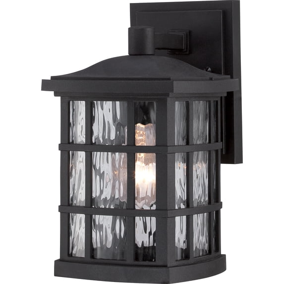 Stonington 1-Light Mystic Black Outdoor Wall Lantern