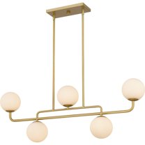 Quoizel Lighting - Regis - 5 Light Linear Chandelier-14.25 Inches Tall and 40