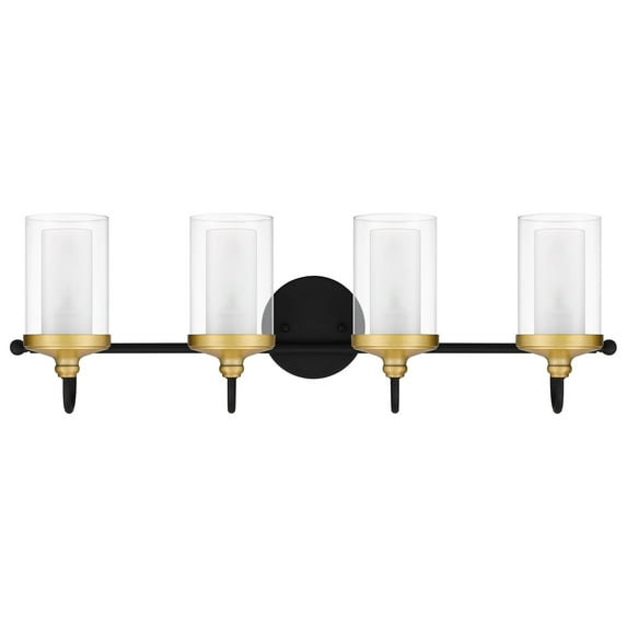 Quoizel Lighting - Rowland - 4 Light Bath Vanity In Transitional Style-9 Inches