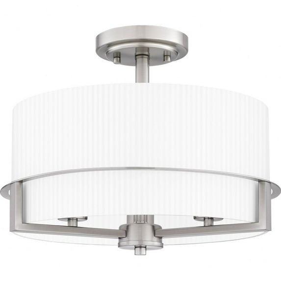 Quoizel Lighting - Seymour - 3 Light Semi-Flush Mount-12 Inches Tall and 15
