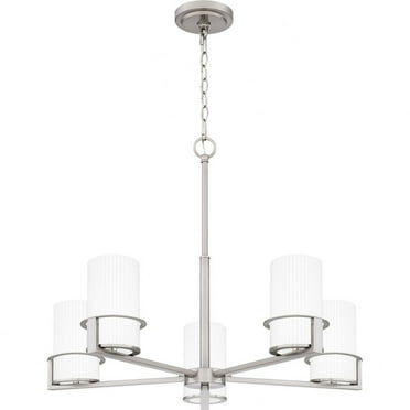 Quoizel Seymour 5-Light Brushed Nickel Chandelier