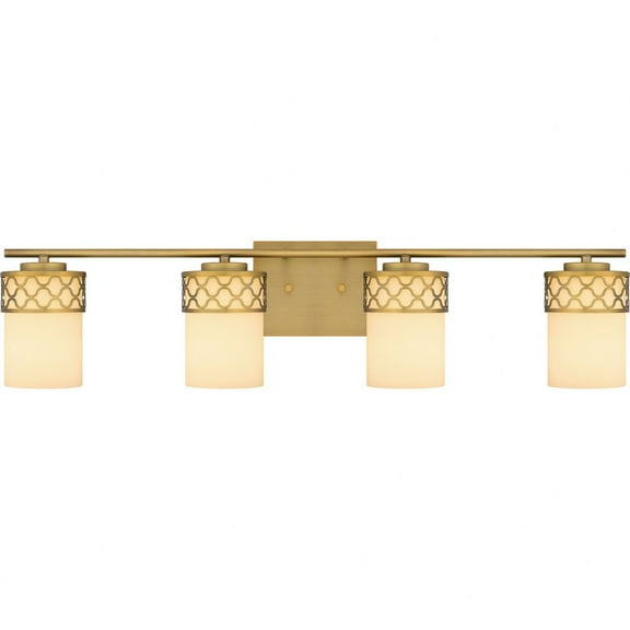 Quoizel Lighting - Tenley - 4 Light Bath Vanity In Modern Style-7.5 Inches Tall