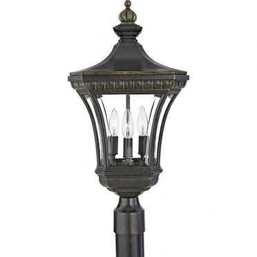 Quoizel Lighting - Three Light Outdoor Post Lantern - Devon - 3 Light Medium