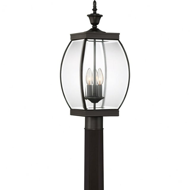 Quoizel Lighting - Three Light Outdoor Post Lantern - Outdoor Lantern - Oasis -