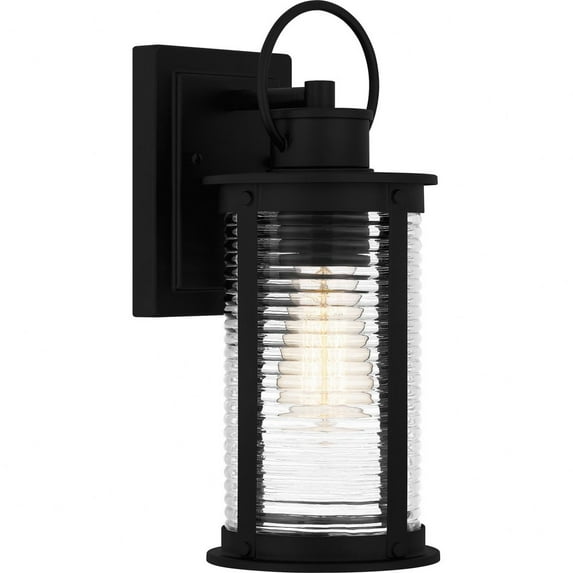 Quoizel Tilmore 1-Light Matte Black Outdoor Wall Lantern