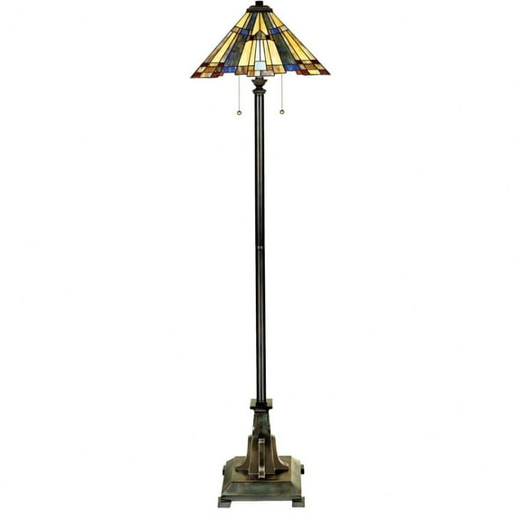 2 Light Floor Lamp 62 Inches High Quoizel Lighting Tff16191a5va