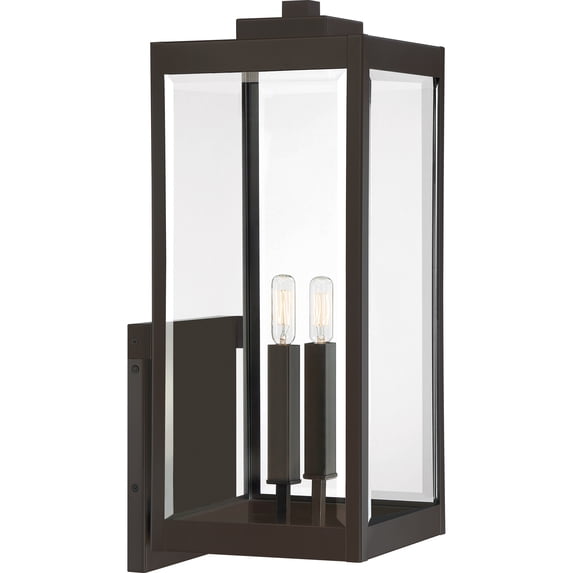 Westover 2-Light Western Bronze Outdoor Wall Lantern