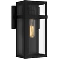 thumbnail image 1 of Vanessa 1-Light Matte Black Outdoor Wall Lantern, 1 of 5