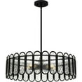 thumbnail image 1 of Quoizel Vera 5-Light Matte Black Pendant Light, 1 of 8