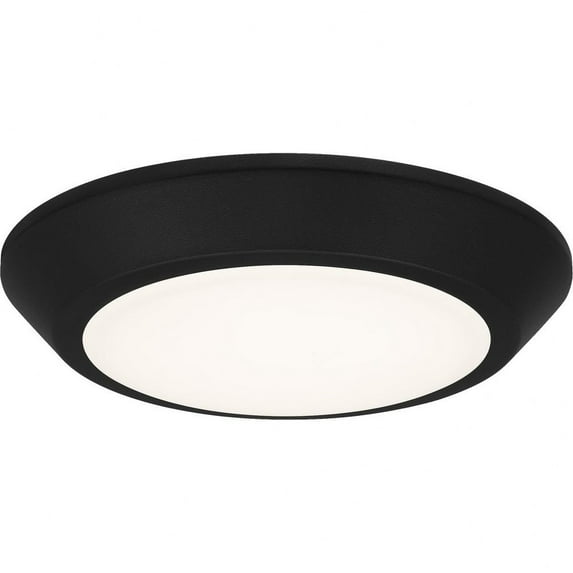 Quoizel Verge Integrated LED Earth Black Transitional Flush Mount - 5.5