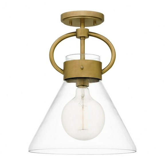 Quoizel Lighting - Webster - 1 Light Semi-Flush Mount In Traditional Style-14.75