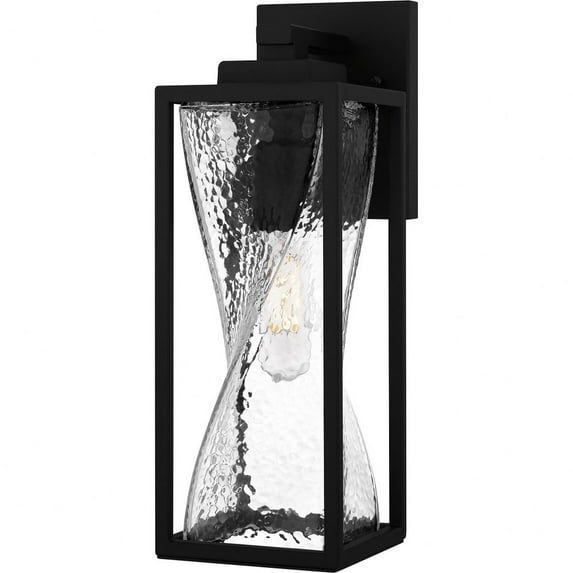 Quoizel Zarah 1-Light Matte Black Outdoor Wall Lantern