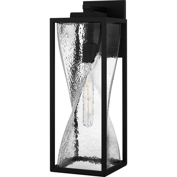 Quoizel Zarah 1-Light Matte Black Outdoor Wall Lantern