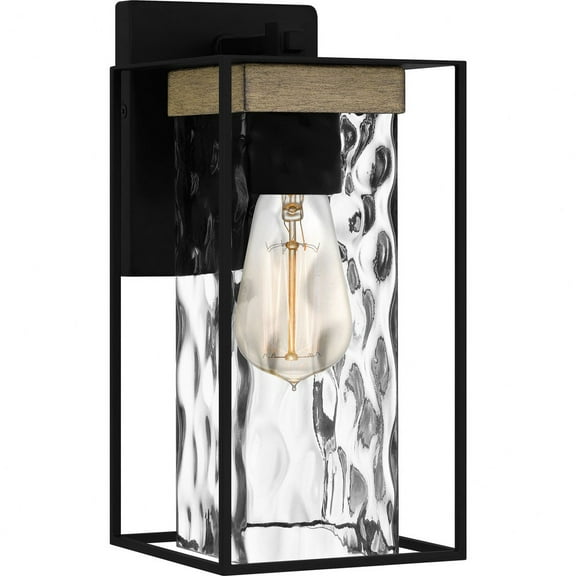 LWD8405MBK-Quoizel Lighting-Longwood - 1 Light Outdoor Wall Lantern In Farmhouse Style-11.75 Inches Tall and 5.5 Inches Wide