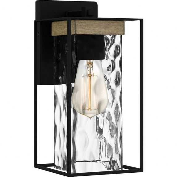 LWD8405MBK-Quoizel Lighting-Longwood - 1 Light Outdoor Wall Lantern In Farmhouse Style-11.75 Inches Tall and 5.5 Inches Wide