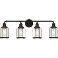 thumbnail image 1 of Quoizel Ludlow 4-Light 34" Bathroom Vanity Light in Earth Black, 1 of 4