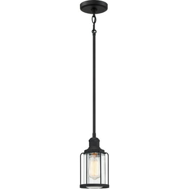 Quoizel Ludlow 5" Pendant Light in Earth Black