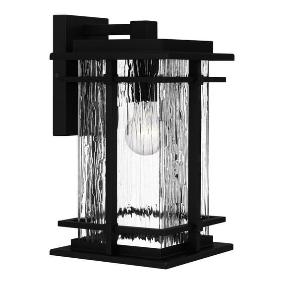 Quoizel MCL8408EK Mcalister Outdoor Wall Light, 1-Light 100 Watts, Earth Black