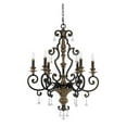 thumbnail image 1 of Quoizel MQ5006HL Marquette Chandelier in Bronze, 1 of 4