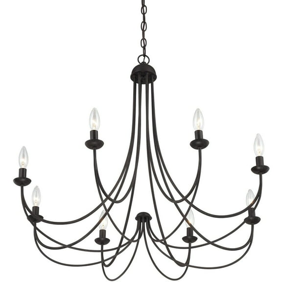 Quoizel MRN5008IB Mirren 8-Light Chandelier in Imperial Bronze Finish