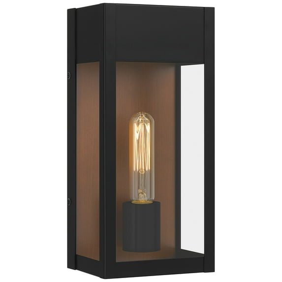 Quoizel Lighting - Maren - 1-Light Medium Outdoor Wall Lantern, Matte Black