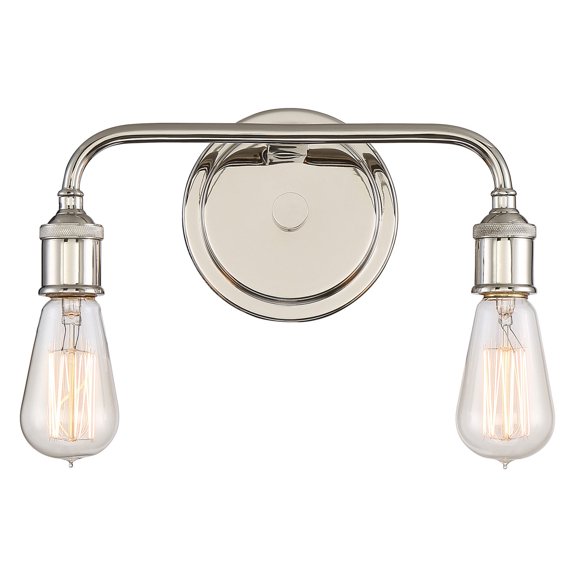 Quoizel Menlo 2 Light Vanity Light in Imperial Silver