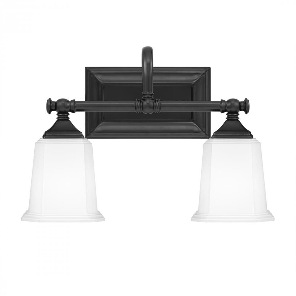 Quoizel NL8602EK Nicholas 2 Light 15 inch Earth Black Bath Light Wall Light