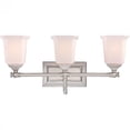 thumbnail image 1 of Quoizel NL8603BN Nicholas 3 Light 22 inch Brushed Nickel Bath Light Wall Light, 1 of 1