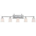 thumbnail image 1 of Nicholas 5-Light Polished Chrome Vanity Light, 1 of 4