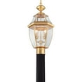 thumbnail image 1 of Quoizel NY9042B Newbury Outdoor Lantern in Brass, 1 of 3