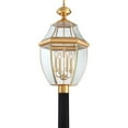 thumbnail image 1 of Quoizel Newbury 4-Light 16" Outdoor Post Light in Polished Brass, 1 of 3