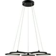 thumbnail image 1 of Quoizel Nitro 2" Contemporary Chandelier in Matte Black, 1 of 4