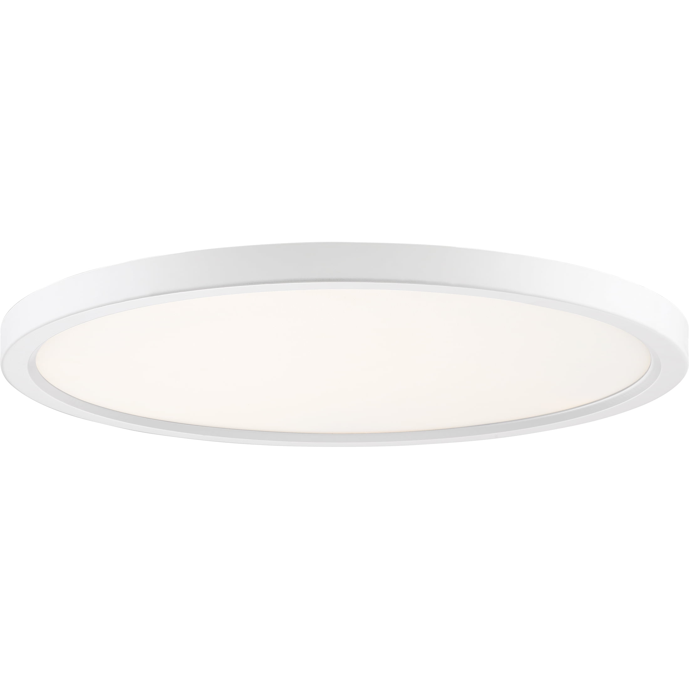 Fresco White Glass LED Indoor/Outdoor Flush Mount Light