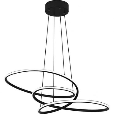 Quoizel Ovard Integrated LED Matte Black Pendant - Matte Black