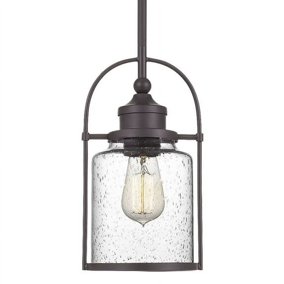 Quoizel Payson 7" Pendant Light in Western Bronze