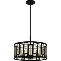 Quoizel Pendant 4-Light Pendant in Matte Black