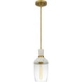 thumbnail image 1 of Quoizel Piccolo Pendant 1-Light Mini Pendant in Aged Brass, 1 of 10