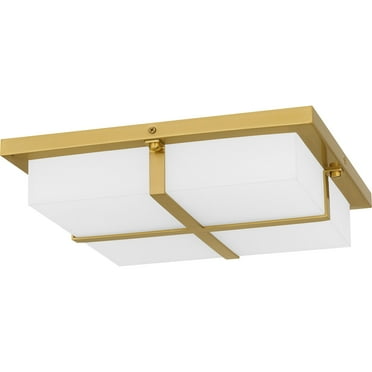 Quoizel Armstrong Integrated LED Brushed Gold Flush Mount