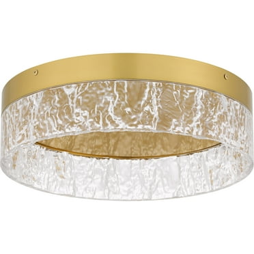 Quoizel Vistaria Integrated LED Brushed Gold Flush Mount