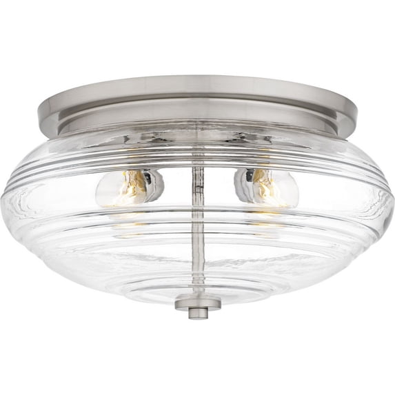QFL6773BN Quoizel Lighting Gatonby - 4 Light Flush Mount-8.25 Inch Tall and 16 Inch Wide-Brushed Nickel Finish